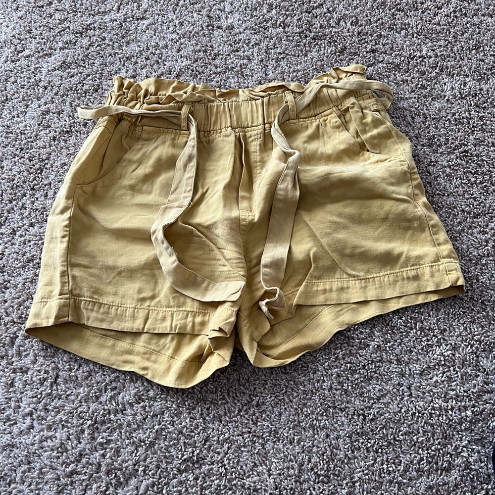 Yellow shorts